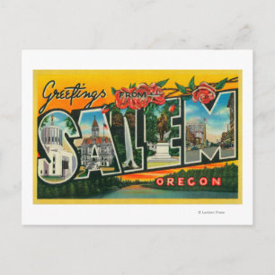 Salem, OregonLarge Letter ScenesSalem, OR Postcard