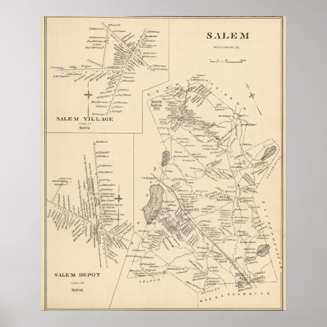 Salem, Rockingham Co Poster (Front)
