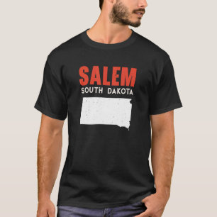Salem South Dakota USA State America Travel South T-Shirt