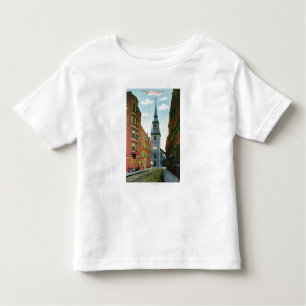 Salem Street View of Old North Church Bldg # 2 Toddler T-Shirt