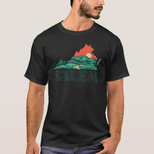 Salem Virginia Mountains Blue Ridge Outdoors Graph T-Shirt