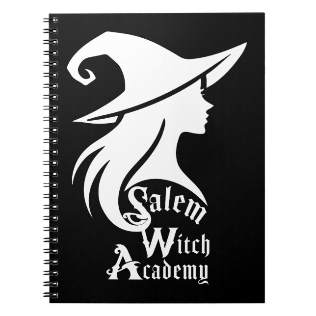 Salem Witch Academy Halloween Wiccan Witches Notebook (Front)