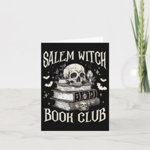 Salem Witch Book Club Halloween Card