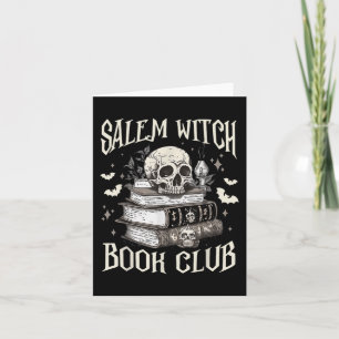 Salem Witch Book Club Halloween Card