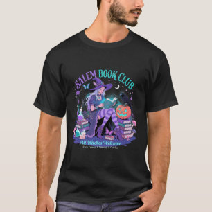 Salem Witch Book Club Halloween Reading Book Lover T-Shirt
