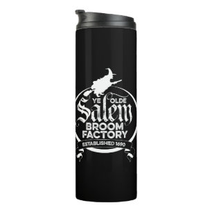 Salem Witch Broom Factory – funny vintage gothic Thermal Tumbler