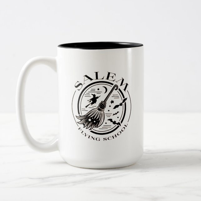 Salem Witch Coffee Halloween Mug  (Left)