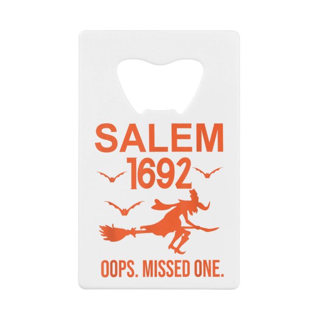 Salem Witch Trials 1692 Oops The Missed One Hallow (Front)