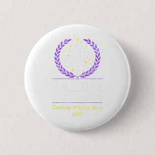 Salem Witch University Training Halloween Women 6 Cm Round Badge
