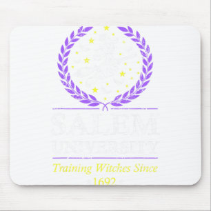 Salem Witch University Training Halloween Women Mouse Pad