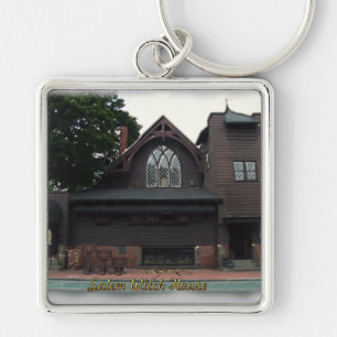 Salem Witches House Keychain