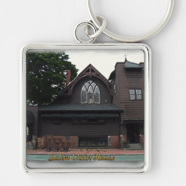 Salem Witches House Keychain (Front)