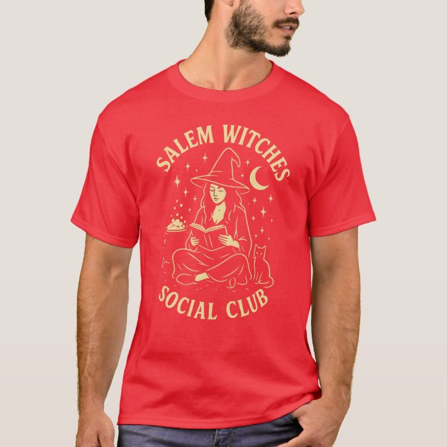 SALEM WITCHES SOCIAL CLUB T-Shirt (Front)