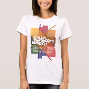 Salem Womxns Womens March 2018 Oregon T-Shirt