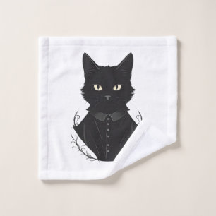 Salem's Enchanted Black Cat Bath Towel Set