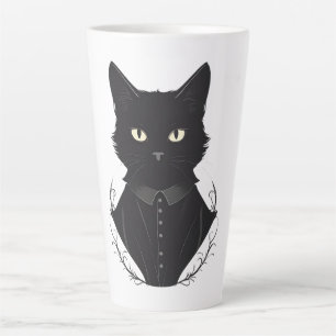Salem's Enchanted Black Cat Latte Mug