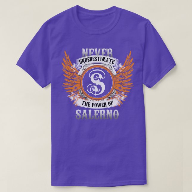 Salerno Name Shirt Never Underestimate The Power O (Design Front)