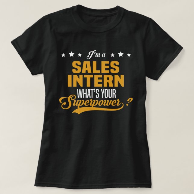 Sales Intern T-Shirt (Design Front)