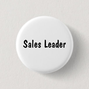 Sales Leader 3 Cm Round Badge