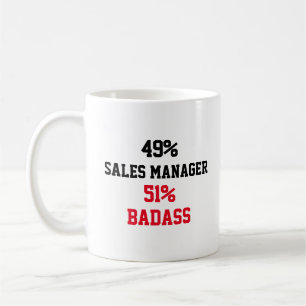 Sales manager Badass Coffee Mug