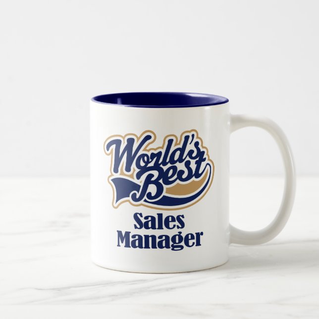 Sales Manager Gift Two-Tone Coffee Mug (Right)