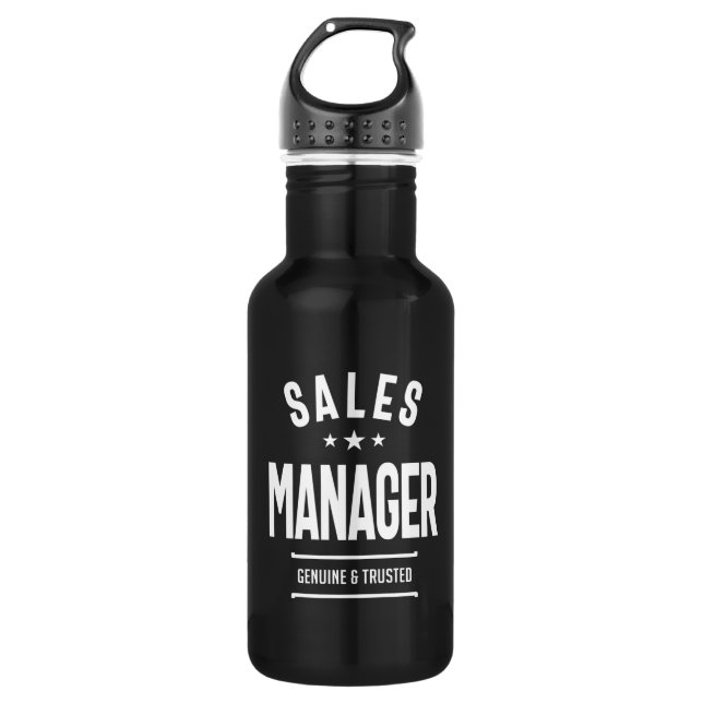 Sales Manager Job Title Gift description: 532 Ml Water Bottle (Front)