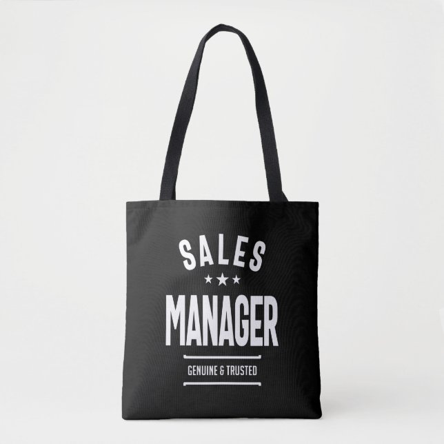 Sales Manager Job Title Gift description: Tote Bag (Front)