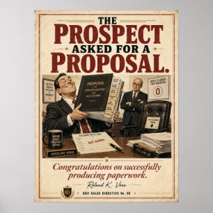 Sales Proposal Motivation Poster Roland K. Voss