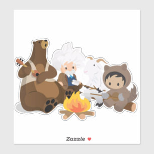 Salesforce Campfire Vinyl Sticker