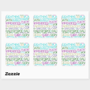 Salesforce Word Cloud Sticker