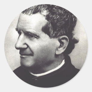 Salesian Saint Don John Bosco Classic Round Sticker
