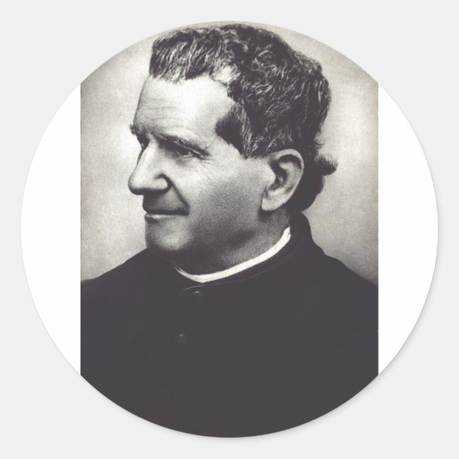 Salesian Saint Don John Bosco - Religious Heritage Classic Round Sticker (Front)