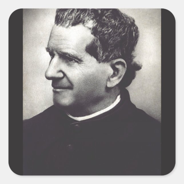 Salesian Saint Don John Bosco Square Sticker (Front)
