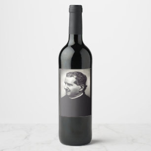 Salesian Saint Don John Bosco Wine Label