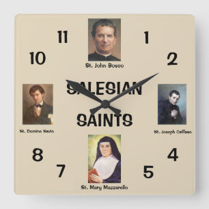 Salesian Saints Wall Clock