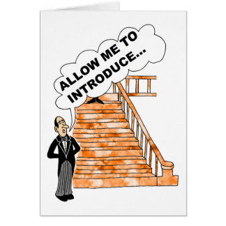 Salesperson Introduction Greeting Card