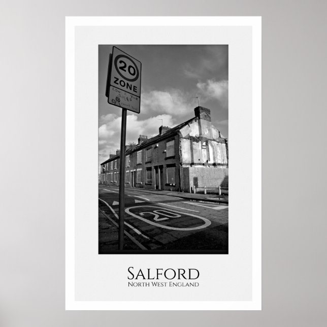 Salford, North West England Poster (Front)