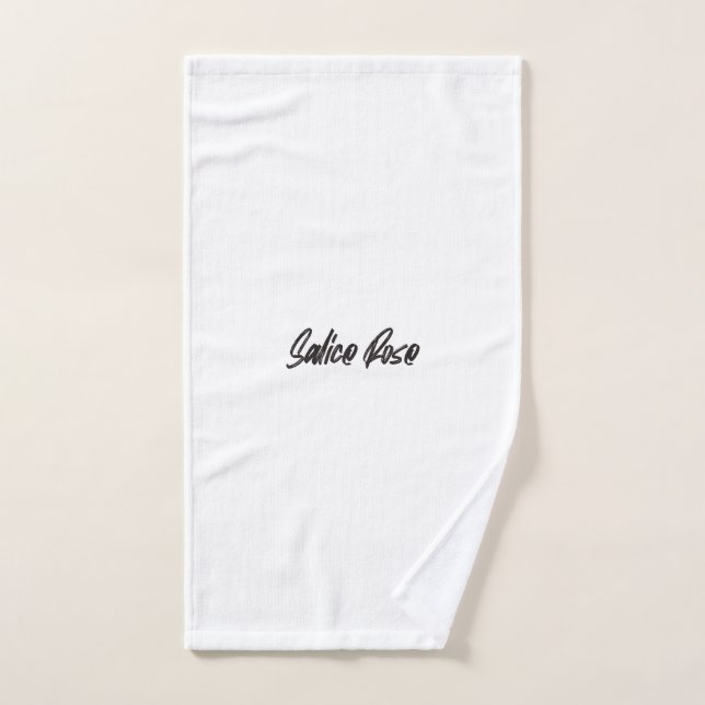 Salice Rose Hand Towel (Hand Towel)