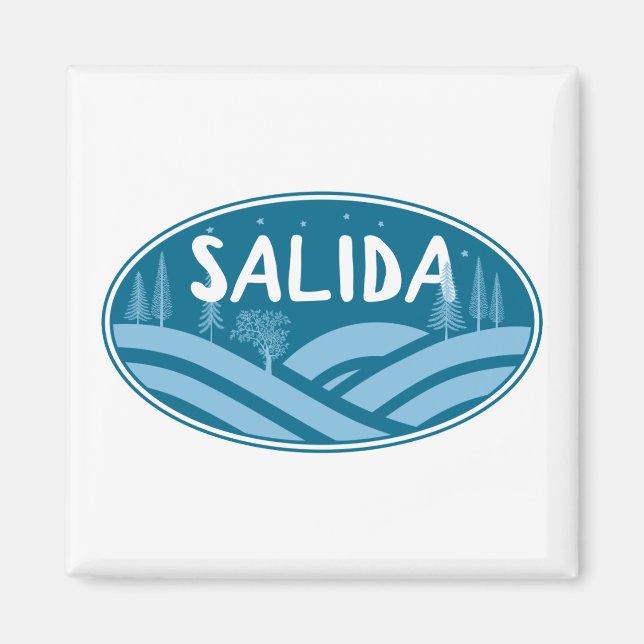 Salida Colorado Outdoors Magnet (Front)