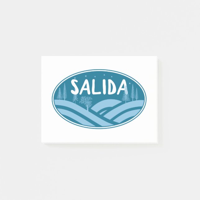 Salida Colorado Outdoors Post-it Notes (Front)
