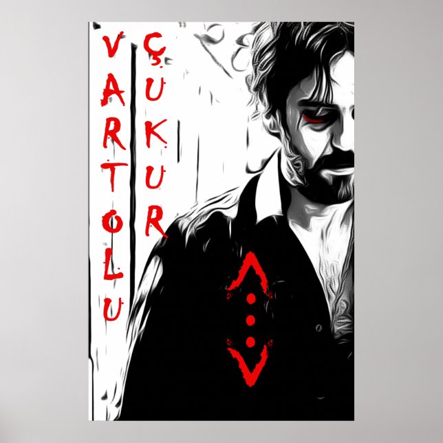 Salih koçovali/ çukur/ B&W Poster (Front)