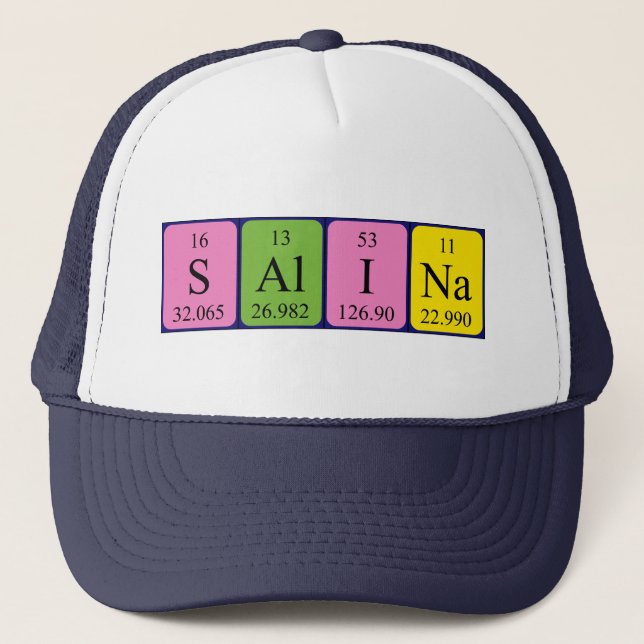 Salina periodic table name hat (Front)