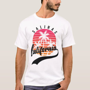 Salinas, California Retro Sunset Men's T-Shirt