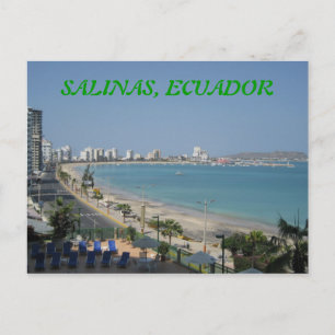 SALINAS, ECUADOR POSTCARD