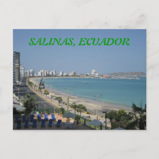 SALINAS, ECUADOR POSTCARD