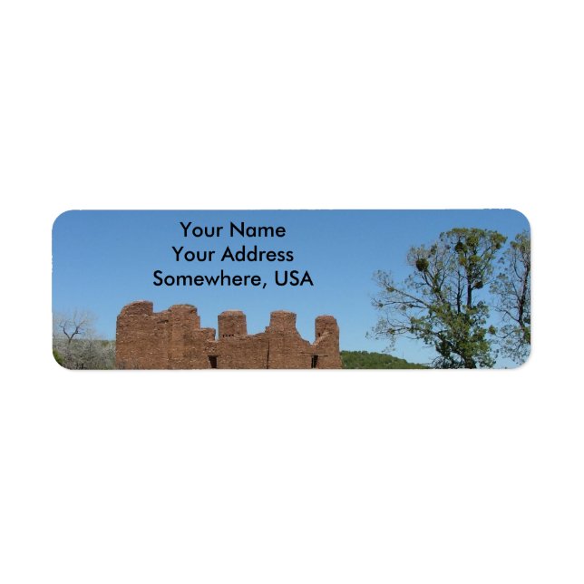Salinas Pueblo Missions Address Labels (Front)