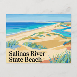 Salinas River State Beach California Postcard