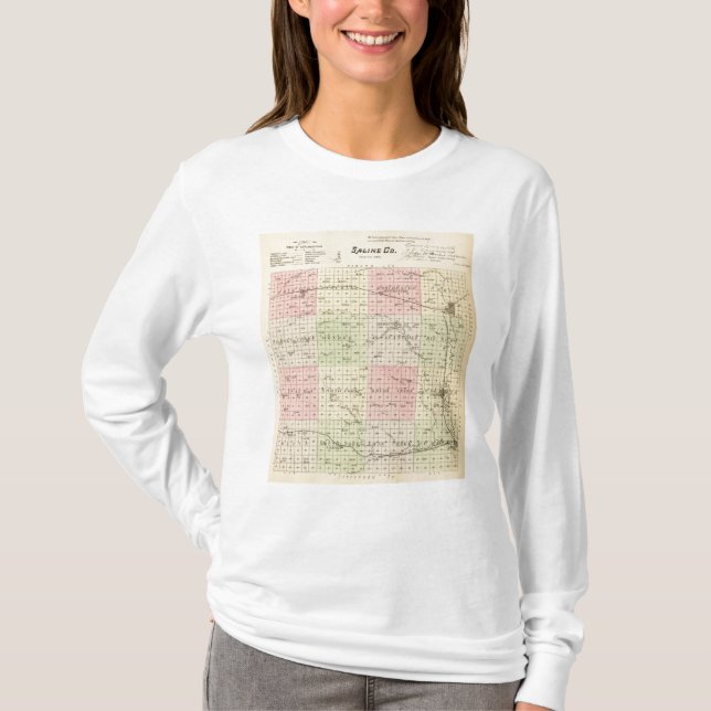 Saline County, Nebraska T-Shirt (Front)