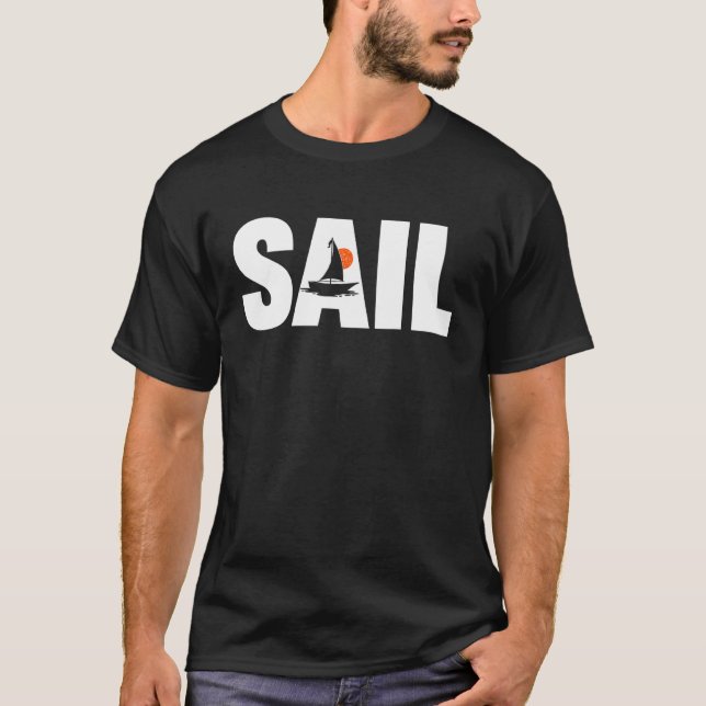Saling   For Men Women Sailing T-Shirt (Front)