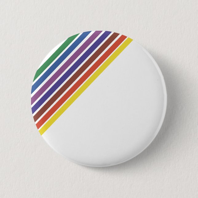 Salinger Stripe 6 Cm Round Badge (Front)
